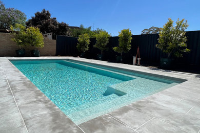 This is an example of a modern pool.