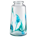 Cyan Lighting - Cyan Lighting 11071 Tahoe - Large Vase - 7.75 Inches Wide by 15 Inches High - Tahoe Large Vase 7.7 Blue/Clear *UL Approved: YES Energy Star Qualified: n/a ADA Certified: n/a  *Number of Lights:   *Bulb Included:No *Bulb Type:No *Finish Type:Blue/Clear