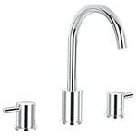 Isenberg - 3-Hole Deck Mount Roman Tub Faucet, Chrome - **Please refer to Detail Product Dimensions sheet for product dimensions**