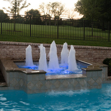 Free Form Gunite with Spa