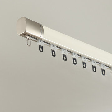 CHR126 Massive Ivory Grey Blue Champagne Aluminum alloy Curtain Track Set Ceilin