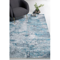 Branigan Abstract Modern Sheen Finish Indoor Area Rug - Contemporary - Area  Rugs - by Blue Nile Mills Inc.