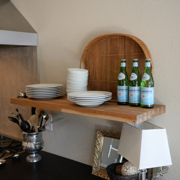 IKEA kitchen remodel with custom shaker style cabinet fronts