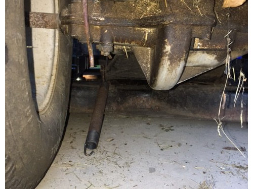 Where Does This Spring Connect Mtd Riding Mower Deck