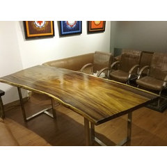 Wood slab furniture