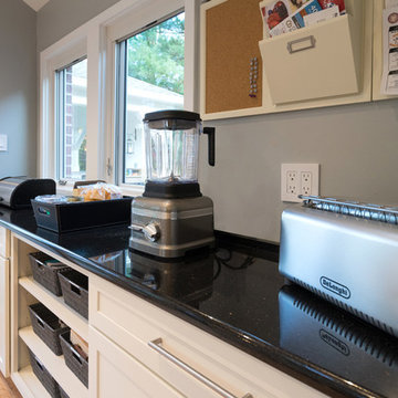 White and Grey Transitional Kitchen