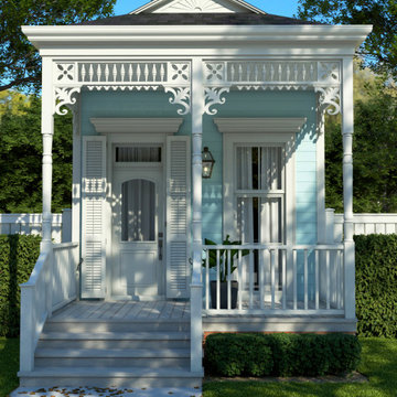 Shotgun House Illustration