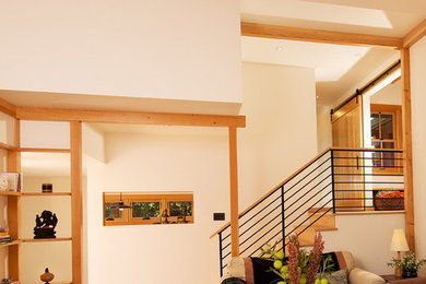 Urban living room photo in Other