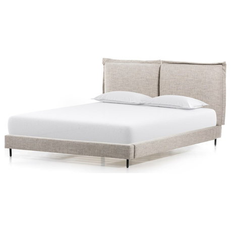 Inwood Bed, Merino Porcelain, Queen