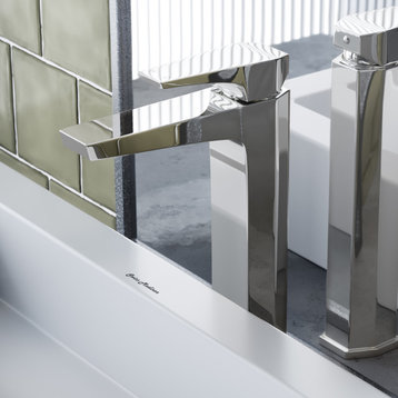 Voltaire Single Hole Single-Handle High Arc Bathroom Faucet, Chrome