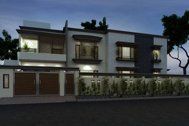 Example of a minimalist home design design in Other
