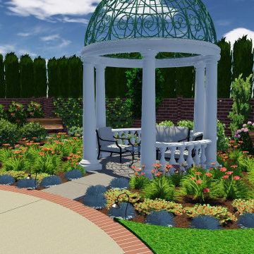 Colonia Revival Traditional Garden Theme