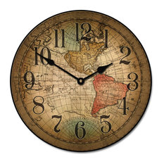Louis de Vencenzo Map Clock, 18