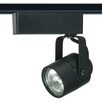 Nuvo Lighting 1-Light MR16, 12V Track Head, Round, Black, TH235