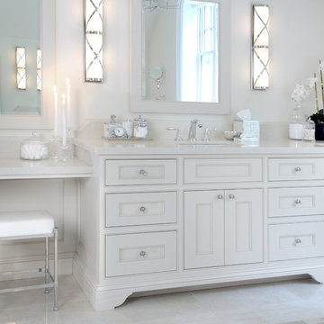 Jane Lockhart Interior Design, White Bathroom