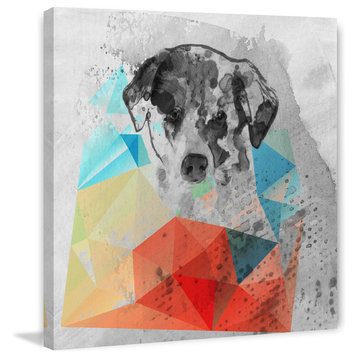 "Cute Dog 2" Painting Print on Canvas by Irena Orlov
