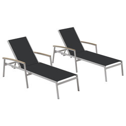 Contemporary Outdoor Chaise Lounges by Oxford Garden