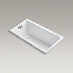 KOHLER White Tea-for-two&reg; 60" X 32" Drop-in Bath With Reversible Drain - Bathtubs