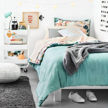 College Bedroom with Gray and Bright Accent Collection - Room Essentials™