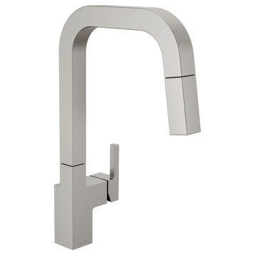 Junction 1.8 GPM Single Hole Pull Down Kitchen Faucet, MagnaTite, Touch-Clean