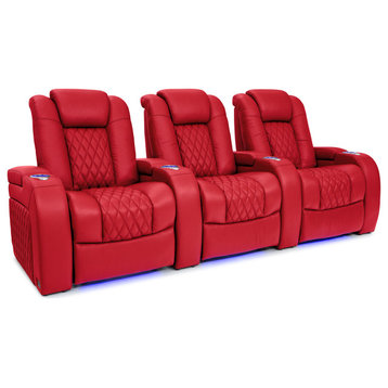 Seatcraft Diamante, Red, Row of 3