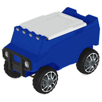 RC Rover Cooler, Royal Blue and White