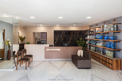 Feature wall office