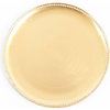 Studded Design Charger Plate, Set of 4, Gold