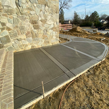 Broom Finish/Exposed Aggregate Concrete Jobs