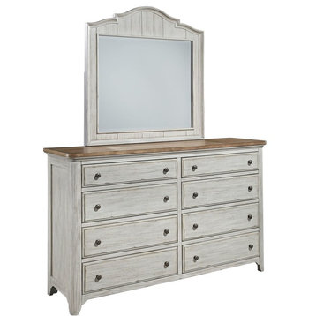 Liberty Furniture Farmhouse Reimagined Dresser and Mirror