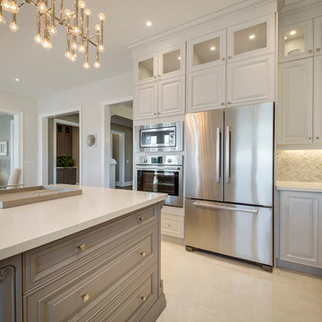 Grey & White Kitchen