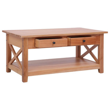 vidaXL Coffee Table Side End Table Living Room Sofa Table Solid Mahogany Wood