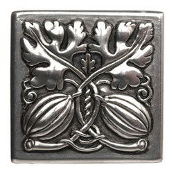 Inviting Home Inc. - Autumn Squash Knobs, Brilliant Pewter - Cabinet And Drawer Knobs