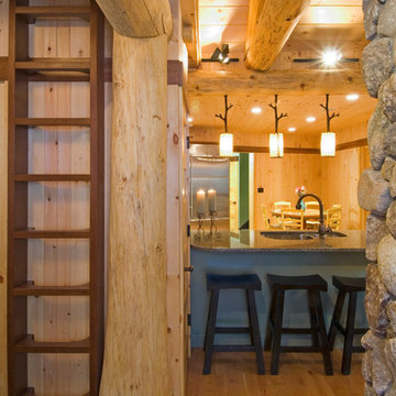 Unique Hybrid of Conventional, Timber and Log Framed Home