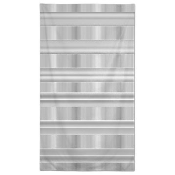 Alternating Stripes Gray 58x102 Tablecloth
