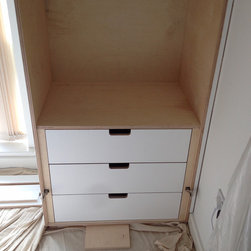 Double wardrobe with inbuilt drawers - Chests of Drawers