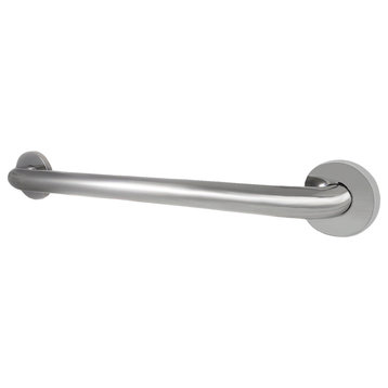Clench Stainless Steel Grab Bar, 36', Bright Polished