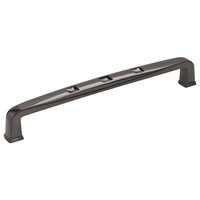 Modena 6.75" Zinc Die Cast Cabinet Pull, Satin Black Nickel