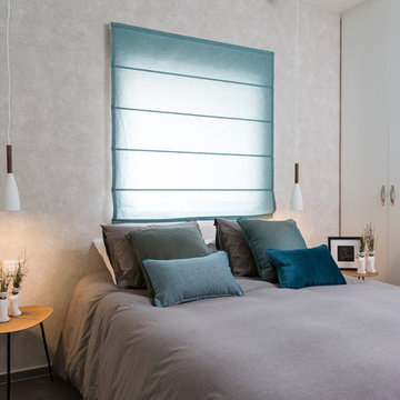 Master bedroom,  Air BnB apartment in Ramat Hasharon, Israel