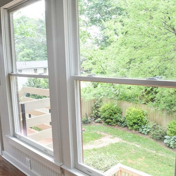 Beautiful sun room added to the back of a home in Atlanta's Grant Park