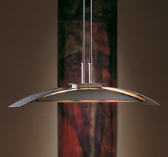 light fixture above ping pong table