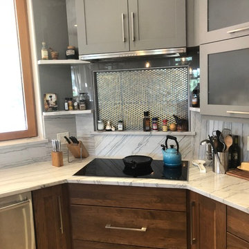 Golden Modern Upscale Kitchen