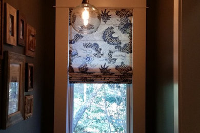Inspiration for a transitional home design remodel in Atlanta