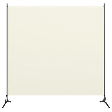 Vidaxl 1-Panel Room Divider Cream White 68.9"x70.9"