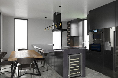 Example of a kitchen design in Seattle