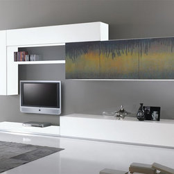 Modern Wall Unit Exential Art Carnevali 01 by Spar - $6,099.00 - Entertainment Centers And Tv Stands