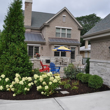 Western Springs - Entry Sidewalk & Outdoor Living Patio