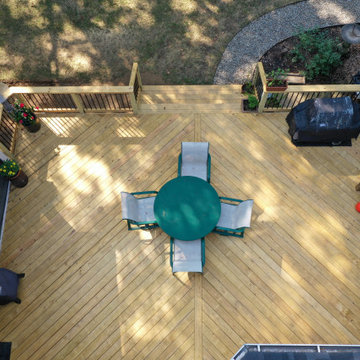 South Charlotte Treated Lumber Deck