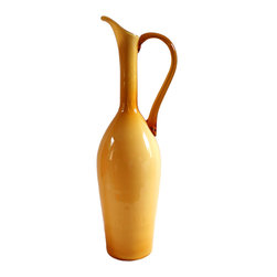 ITALIAN BUTTERSCOTCH PITCHER - Vases