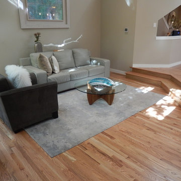 Weathered Oak stain on red oak